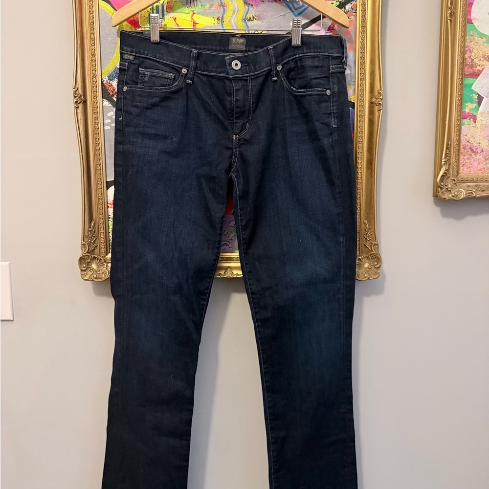 Citizens Of Humanity Deep Indigo Straight Leg Jeans